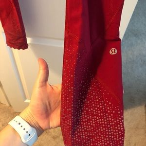 Lululemon Tight Stuff Tight 6 Ruby Red